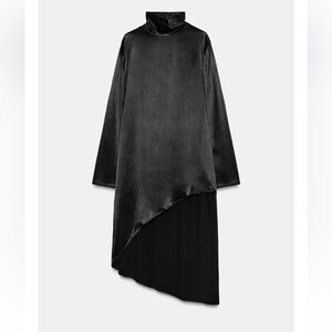 ZARA BLOGGERS FAV ASYMMETRIC LONG BLOUSE ZW COLLECTION